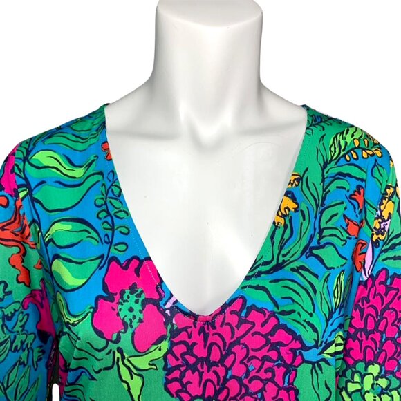 LILLY PULITZER Shake Your Tailfeather Cockatoo Print Dress - Picture 4 of 7